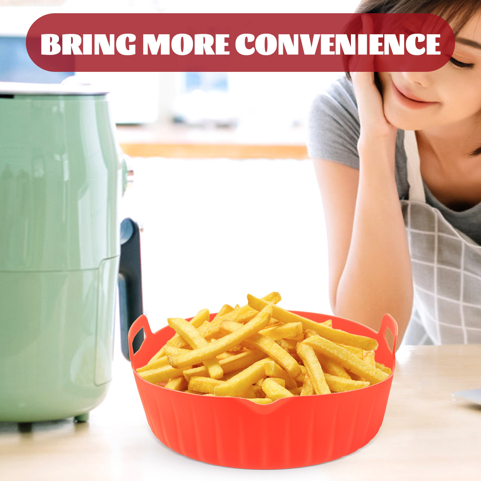 Silikonowa forma do frytkownic – Air Fryer Silicone Pot Liner recenzja i cena