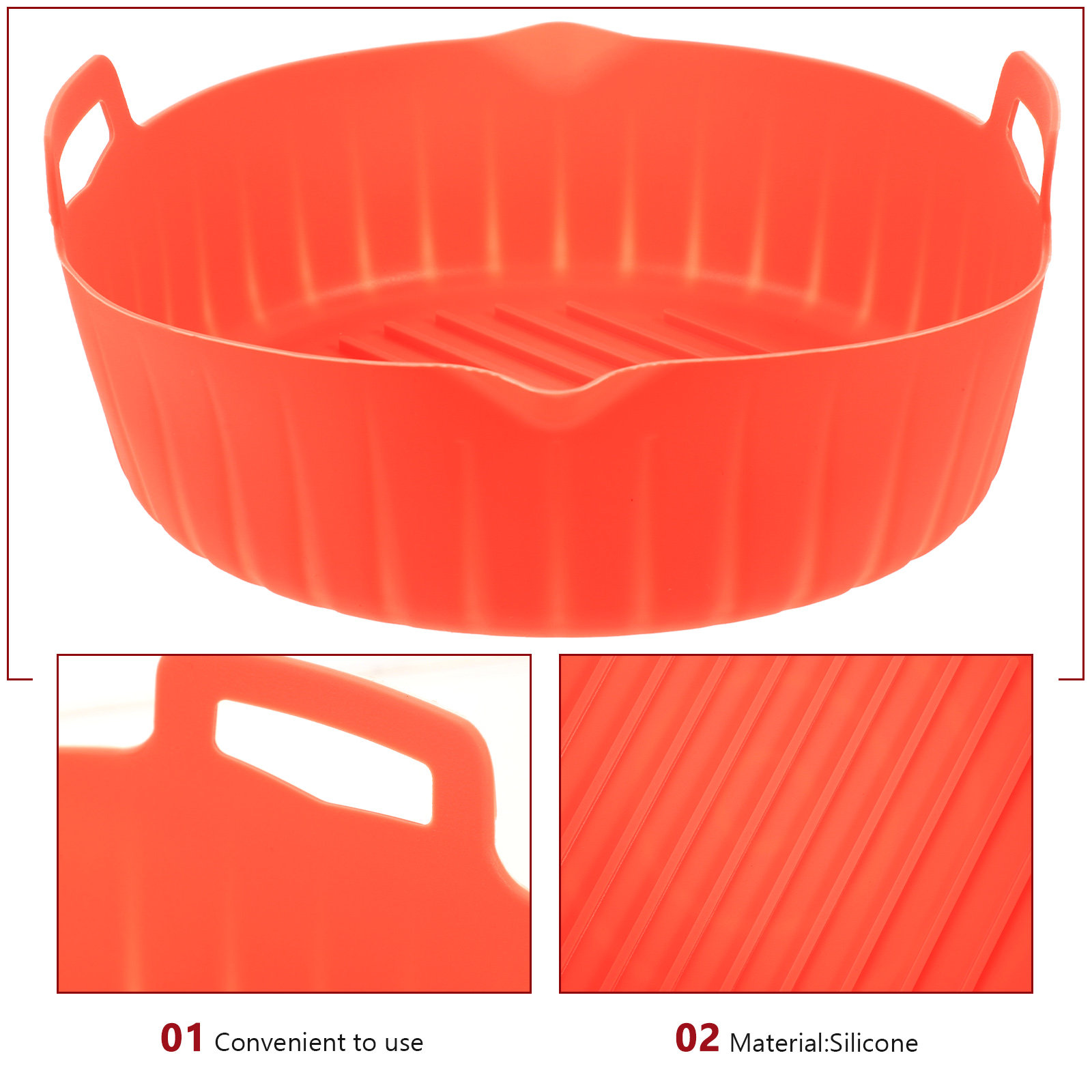 Silikonowa forma do frytkownic – Air Fryer Silicone Pot Liner recenzja i cena