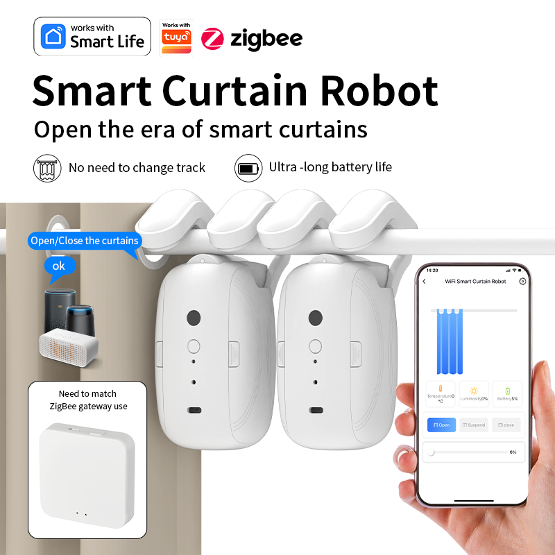 Robot sterujący roletami Zigbe – Home Appliances recenzja i cena