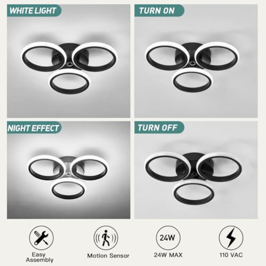 Lampa LED wewnętrzna 24W, pół- – Laundry recenzja i cena